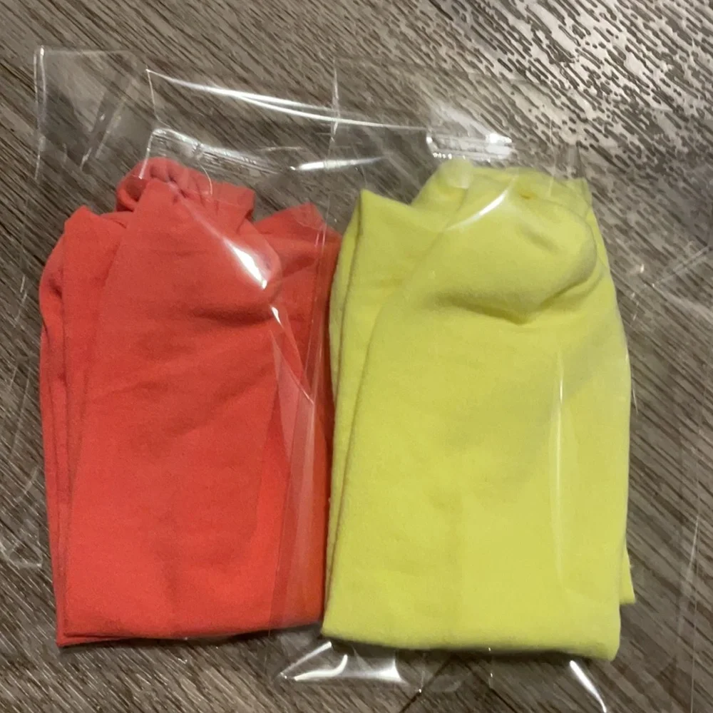 Twist Headbands Neon Yellow & Pink Handmade NEW